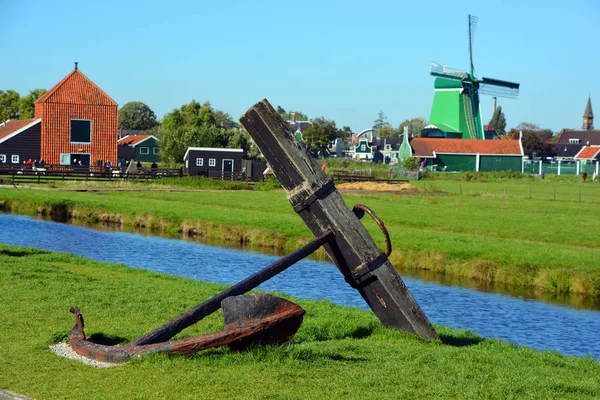 Zaanse Schans Netherland Október 2015 Zaanse Schans Egy Szomszédságában Zaandam — Stock Fotó