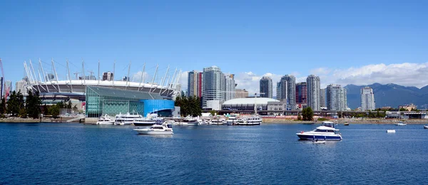 Vancouver Canada Giugno 2015 Place Uno Stadio Situato Sul Lato — Foto Stock