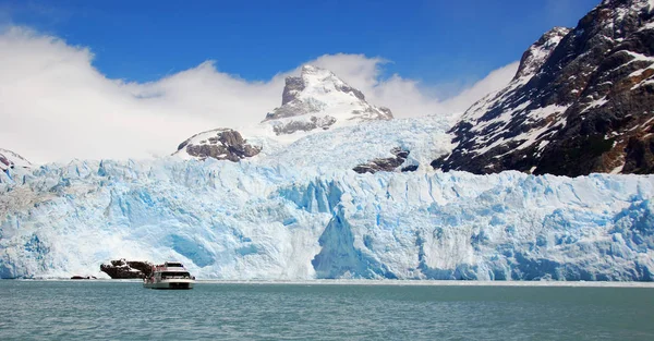 Perito Moreno Glacier Argentina Nov Boot Voor Perito Moreno Gletsjer — Stockfoto