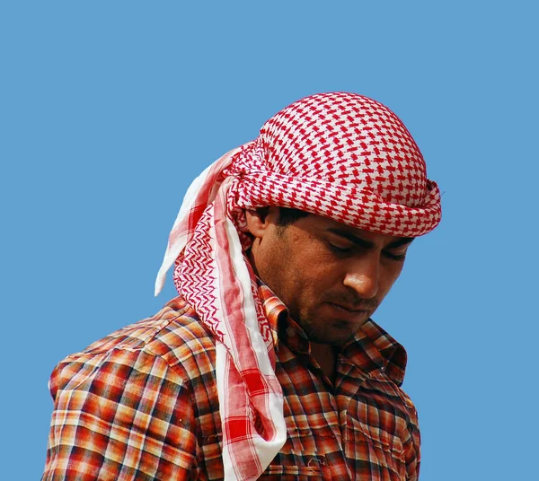 Petra Jordan 2008 Portrait Young Bedouin Man Petra Jordan Petra — Stock Photo, Image