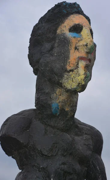 Berlin Deutschland Odysseus Skulptur Von Markus Lüpertz Auf Der Monbijou — Stockfoto