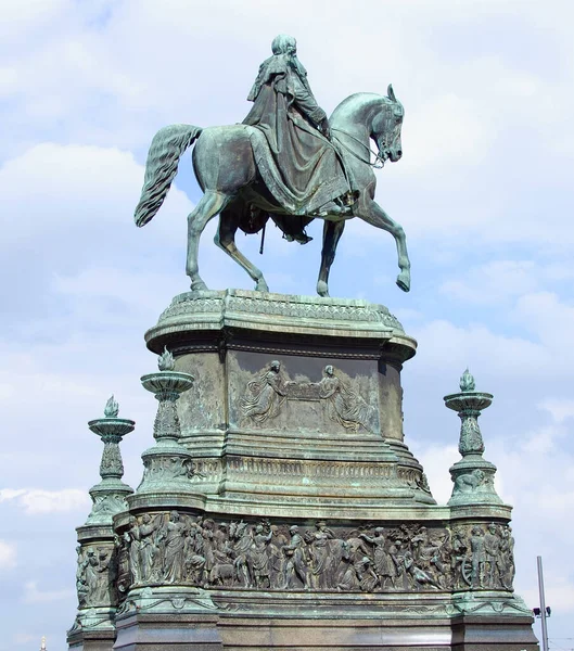 Дрезден Саксони Германия Мая 2010 Года Король Саксонии Иоанн Кениг — стоковое фото
