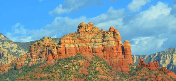 Park Sedona Rozciąga Się Wzdłuż Hrabstwa Północnym Regionie Verde Valley — Zdjęcie stockowe