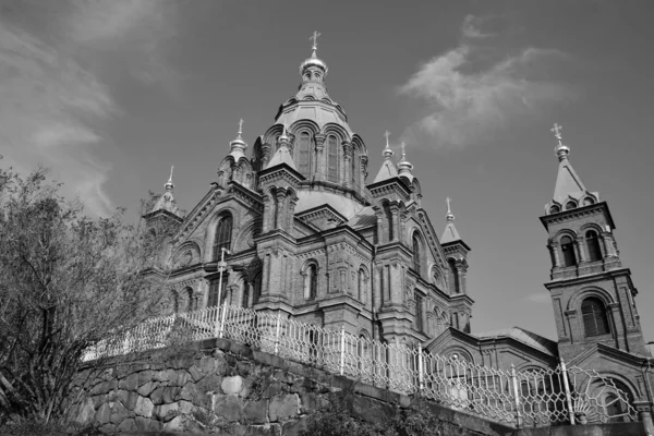 Uspenski Cathedral Katedra Prawosławna Helsinkach Stolicy Finlandii — Zdjęcie stockowe