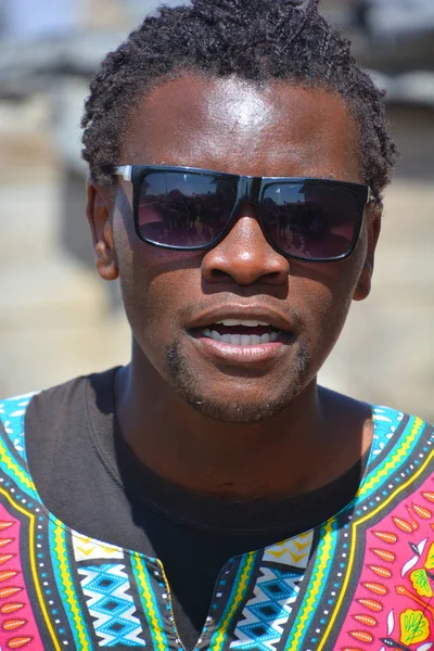 Swakopmund Namibia October 2014 Unidentified Young People Street Singers Mondesa — 图库照片