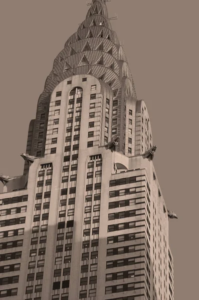 Nueva York Usa Octubre Fachada Del Edificio Chrysler Octubre 2013 — Foto de Stock