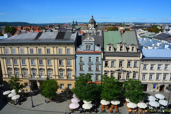 Vista Aérea Kracow Polonia — Foto de Stock