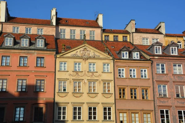 Warsaw Poland Warsaw Old Town Oldest Part Capital City One — Stock Photo, Image