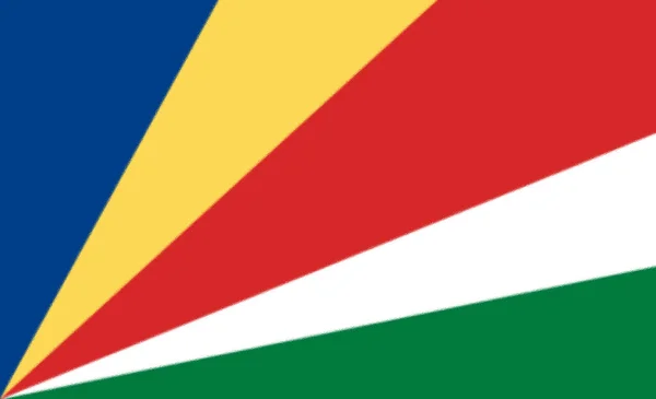 Bandeira Seychelles Textura Fundo — Fotografia de Stock