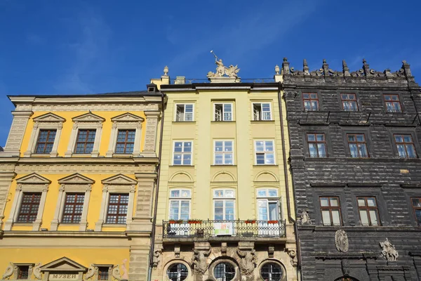 Lviv Ukraine Rynok Square Central Square City Lviv Planned Second — Stock Photo, Image