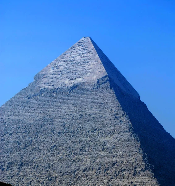 Cairo Egypt Great Pyramid Giza Also Known Pyramid Khufu Pyramid — Stock fotografie