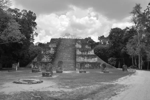 Tikal Guatemala Maio 2016 Sítio Arqueológico Civilização Maia Pré Colombiana — Fotografia de Stock
