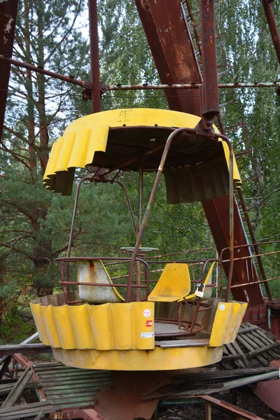 Pripvat Chernobyl Ukraine Riesenrad Der Geisterstadt Pripjat Ausschlusszone Des Tschernobyl — Stockfoto