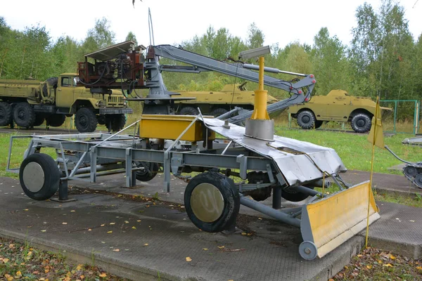 Pripyat Chernobyl Ukraine Радіоконтрольоване Обладнання Променевої Терапії Місті Прип Ять — стокове фото