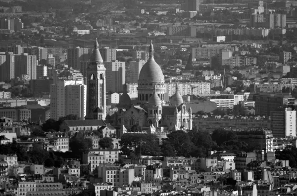 Paris France Oct Paris Kutsal Yüreği Nin Eyfel Kulesi Nden — Stok fotoğraf