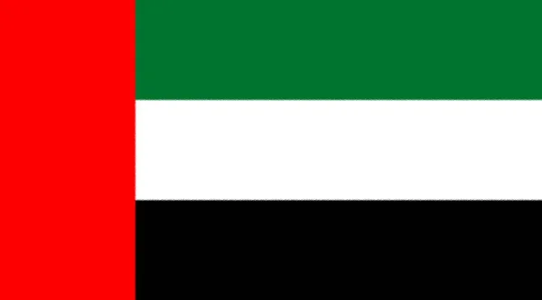 Bandera Emiratos Árabes Unidos — Foto de Stock