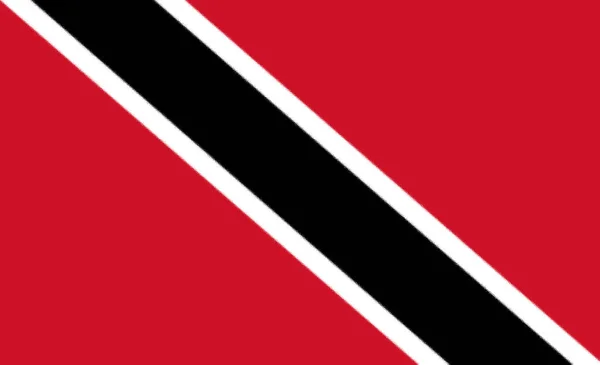 Bandeira Trinidad Tobago — Fotografia de Stock