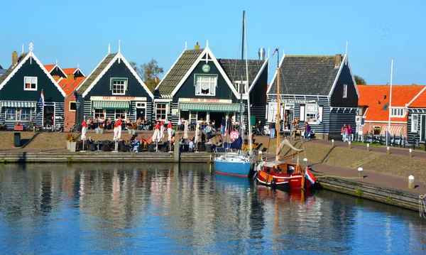 Marken Netherlands Harbor Marken Former Island Markermeer Peninsula Remains Popular — Stock Photo, Image