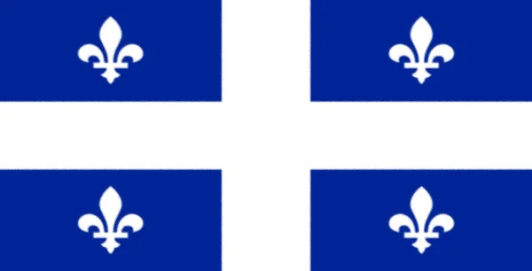 Flag Quebec Canadá — Foto de Stock