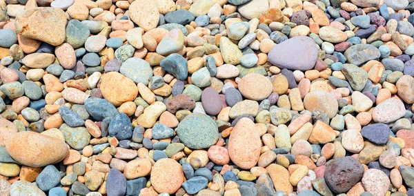 Gemischte Kleine Braune Und Graue Steine — Stockfoto