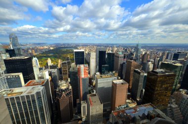 Empire State binasından Manhattan manzarası