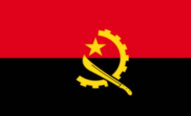 Angola arkaplanı bayrağı