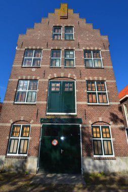 EDAM NETHERLAND 01 Ekim 2015: Hollanda 'nın kuzeybatı Hollanda eyaletinde yer alan bir şehirdir. Volendam ile birleşen Edam, Edam Volendam belediyesini oluşturur.. 