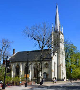 HALIFAX NOVA SCOTIA HAZİRAN 7 HAZİRAN 14: Kilise, New England 'lı muhalif Protestanların evi olarak 1749' da ilk koloniyle aynı zamanda kuruldu. 