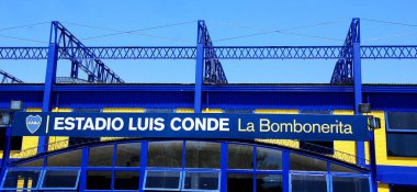 BueNOS ARGENTINE NOV 29: Buenos Aires 'teki Boca Juniors futbol takımının stadyumu. Stadyum, Arjantin 'in en ünlü futbol kulüplerinden biri olan Boca Juniors' a aittir.