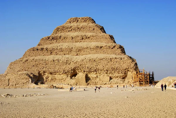 Saqqara Egypt November Forntida Steg Pyramid Saqqara Egypten Den November — Stockfoto