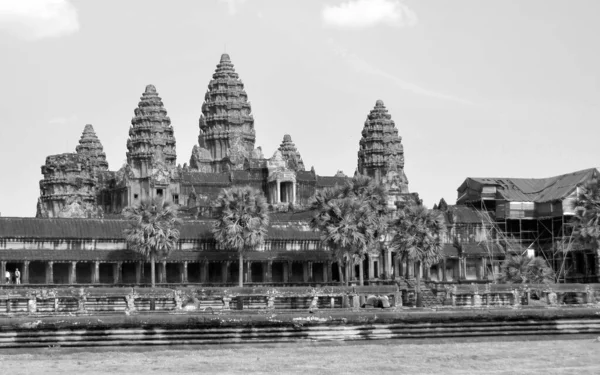 Angkor Wat Più Grande Complesso Templare Indù Più Grande Monumento — Foto Stock