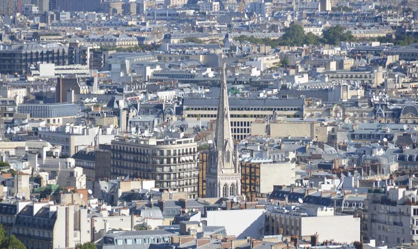 Parijs Frankrijk Lgo 2013 Vanuit Eiffeltoren Heeft Parijs Een Vogelperspectief — Stockfoto