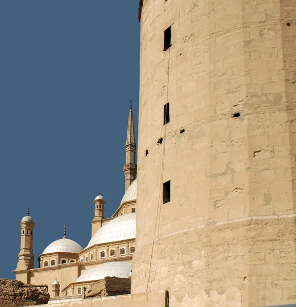 Giza Egito Mesquita Muhammad Ali Pasha Mesquita Alabaster Uma Mesquita — Fotografia de Stock