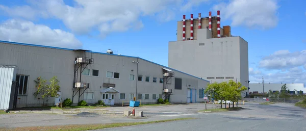 Astestos Quebec Canada 2016 Edificio Antiguo Asbestos Jeffrey Mine Quebec — Foto de Stock