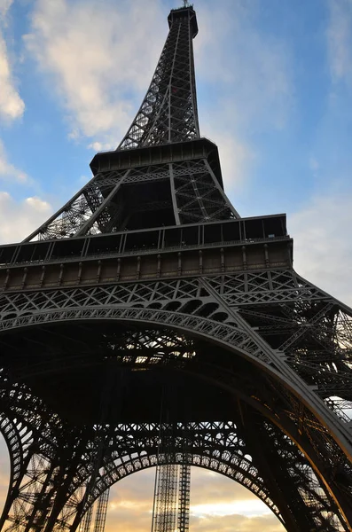 Paris France October Close Eiffel Tower Tour Eiffel October 2013 — 图库照片