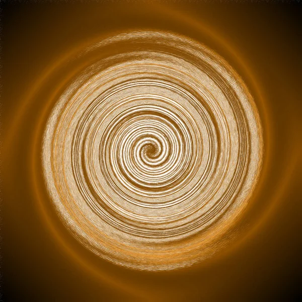 Brown Psychedelic Spiral Fractal Pattern Background — 스톡 사진