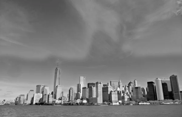 Nueva Vista Panorámica Del Horizonte Del Manhattan Ciudad York Con —  Fotos de Stock