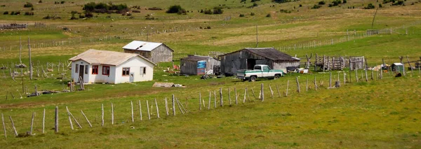 Rural Patagonia 2011 Farm Patagonian Pampa Punta Arenas Region — стокове фото