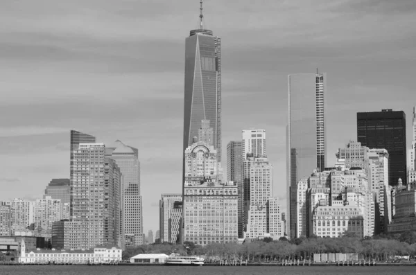 Nova Iorque Outubro Lower Manhattan One World Trade Center Freedom — Fotografia de Stock