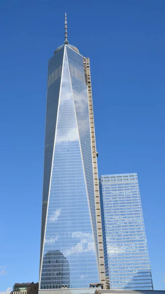 Nova Iorque Outubro Lower Mahattan One World Trade Center Freedom — Fotografia de Stock