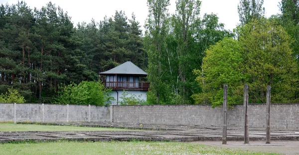 Sachsenhausen Oranienburg Germany 2010 Gallows Mirador Antigo Campo Concentração Nazista — Fotografia de Stock