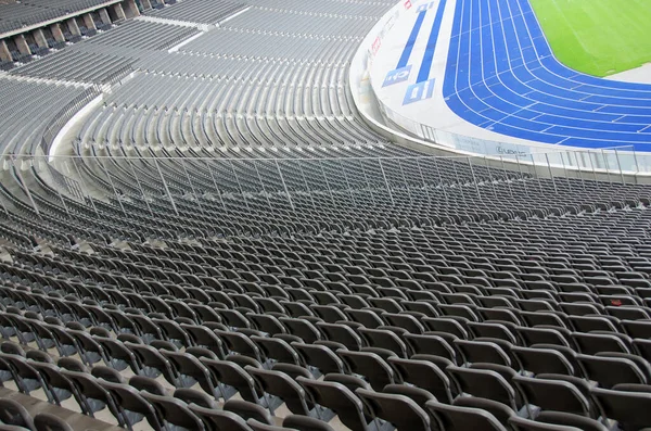 Berlijn Duitsland 2010 Zitplaatsen Als Het Olympia Stadion Van Berlijn — Stockfoto