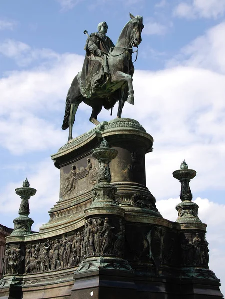 Dresden Saxony Duitsland Mei 2010 Koning Jan Van Saksen Konig — Stockfoto