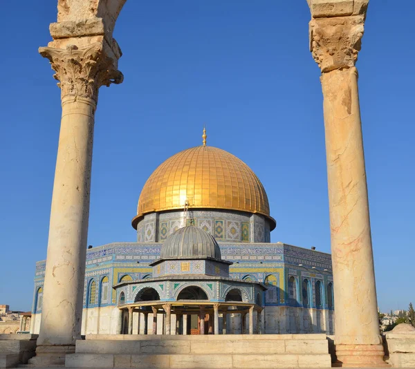 Israel Jerusalem Monte Templo Conhecido Como Nobre Santuário Jerusalém Localizado — Fotografia de Stock