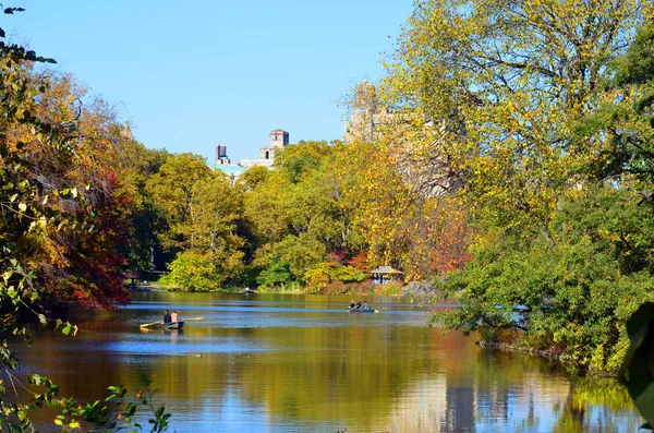 New York Stadt Oktober 2013 Blick Auf Die Bow Bridge — Stockfoto