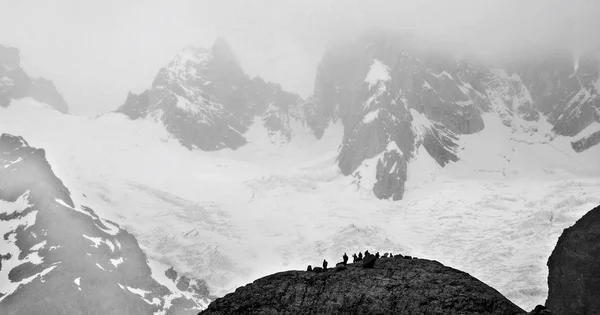 Landschaft Des Monte Fitz Roy Nationalpark Los Glaciares Patagonien Der — Stockfoto