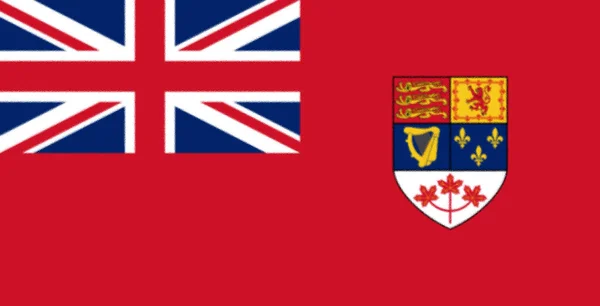 Eine Illustrierte Zeichnung Der Flagge Von Ontario — Stockfoto