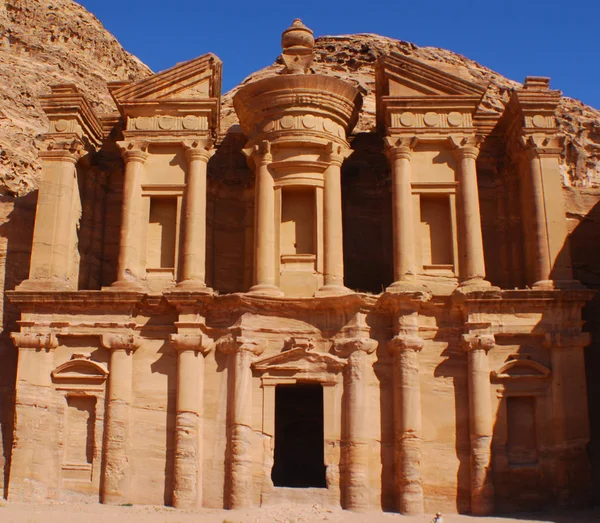 Petra Jordan 2008 Deir Deir Het Klooster Een Monumentaal Gebouw — Stockfoto