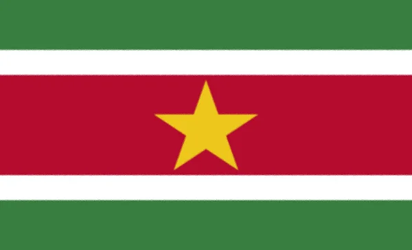 Suriname Nation Bandeira Textura Fundo — Fotografia de Stock