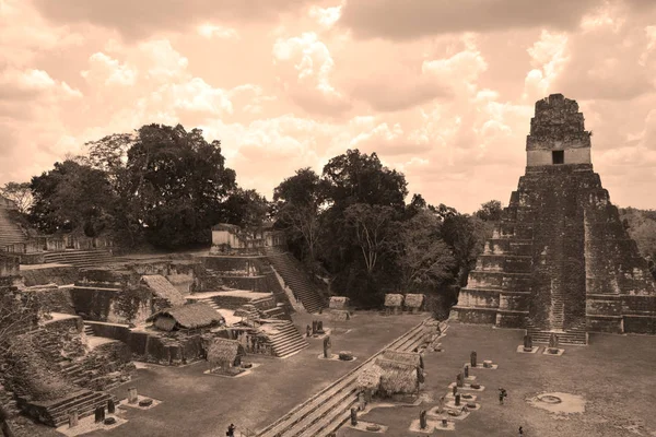 Tikal Guatemala Mayo 2016 Sitio Arqueológico Civilización Maya Precolombina Parque — Foto de Stock